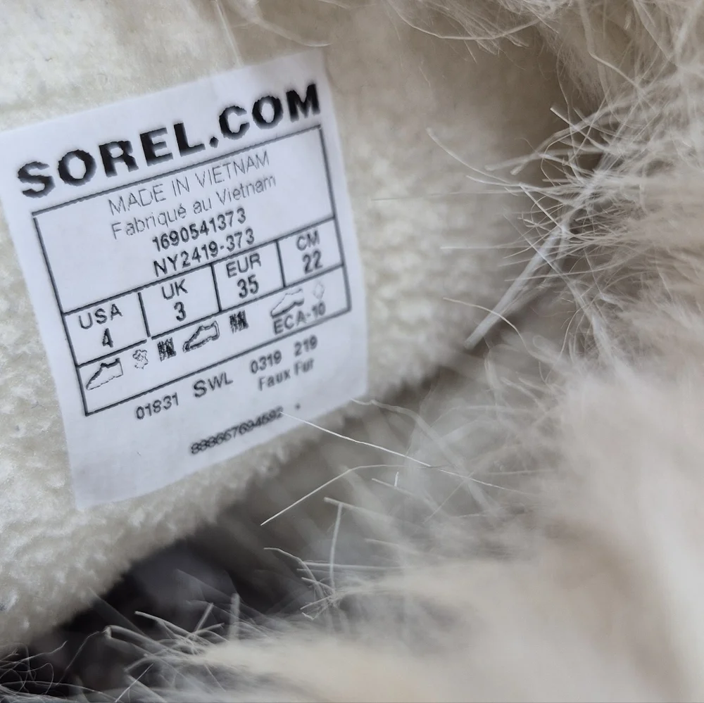 Sorel Black and Tan Winter Boots